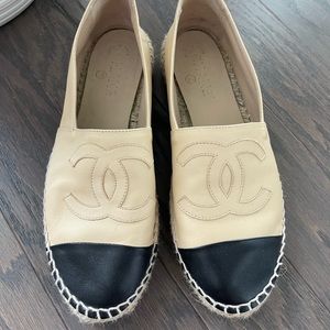 SOLD Authentic Chanel Espadrilles 38